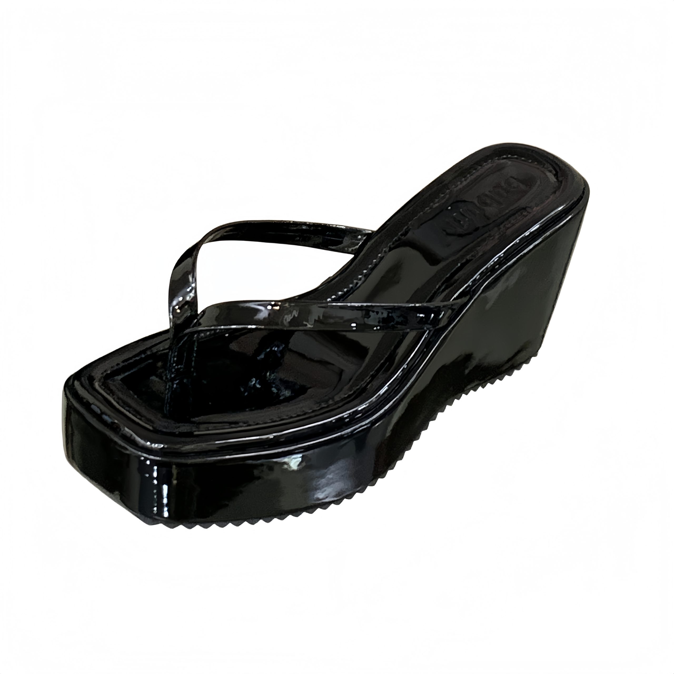 2026 Japanese Style Platform Thong Sandals Women's Slippers High Heel Summer Shoes