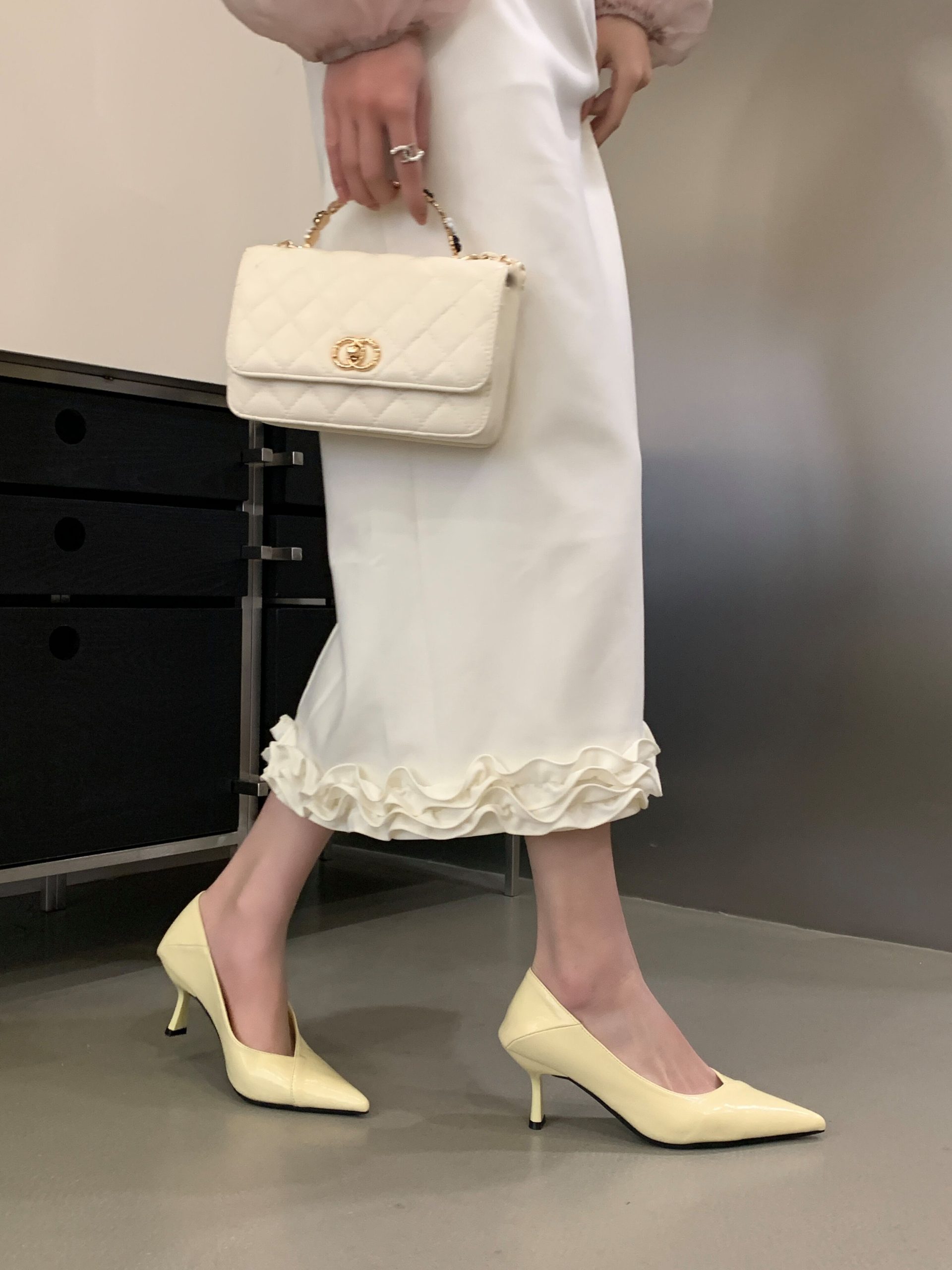 2026 New Style Women's High Heel Pointed Toe Slip-On Shoes Elegant Fashion Casual PU Leather